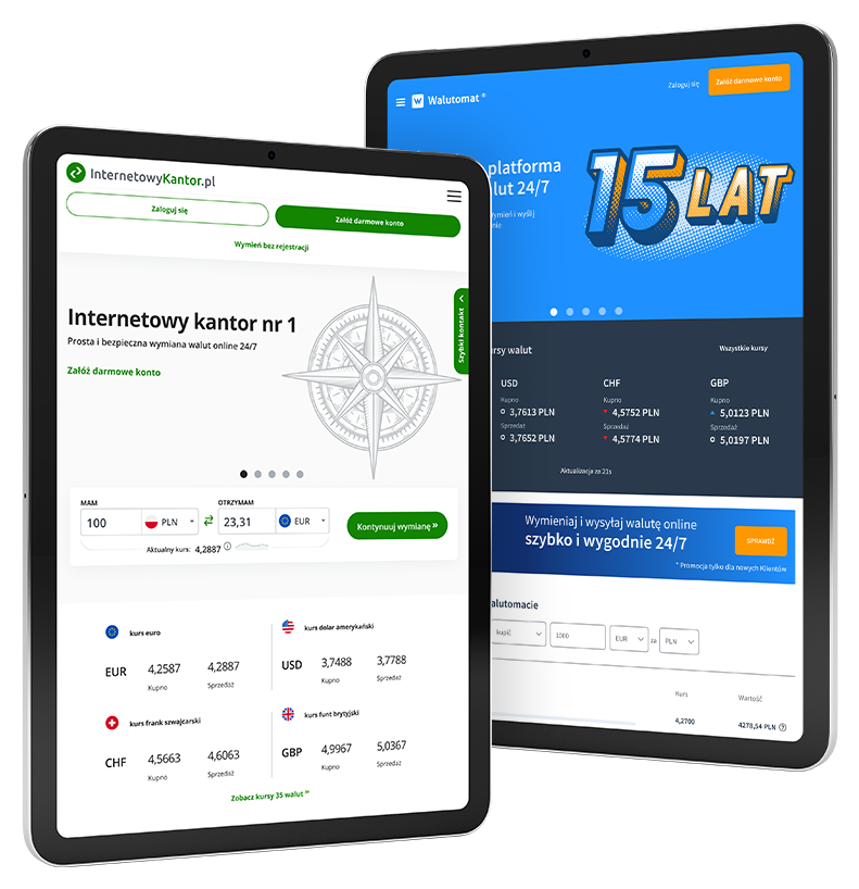 Produkty Currency One