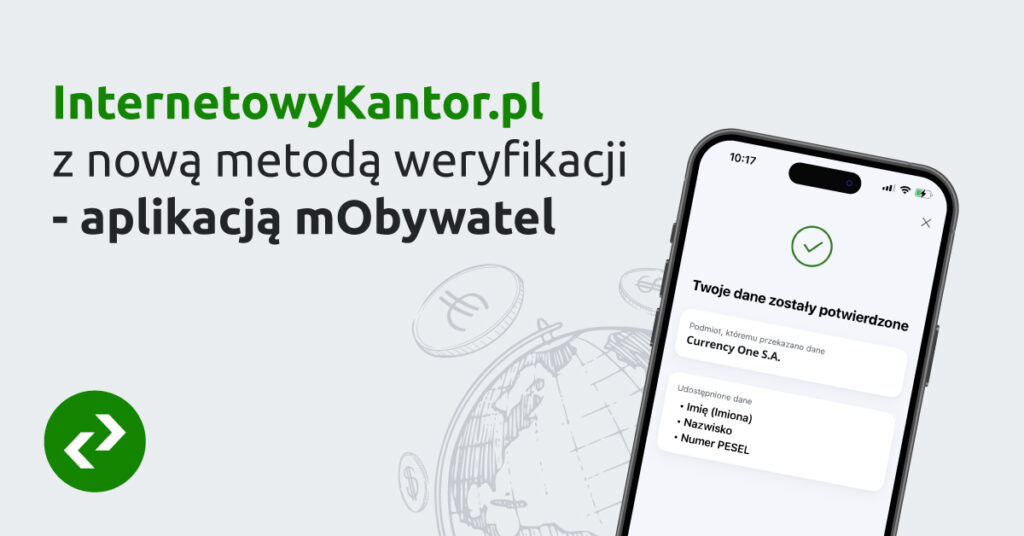 InternetowyKantor.pl z nową metodą weryfikacji aplikacją mObywatel